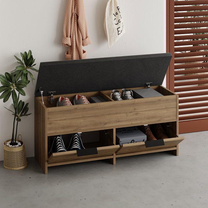 Hanah Home Cove Shoe Bench - Hitit Hanah Home Cove Shoe Bench - Hitit